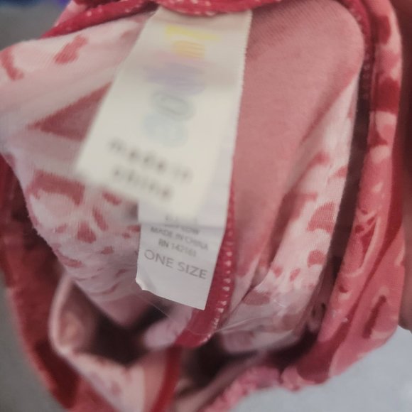 OS LuLaRoe Soft Stretchy Leggings Red Pink Heart Leggings One Size - Picture 7 of 9